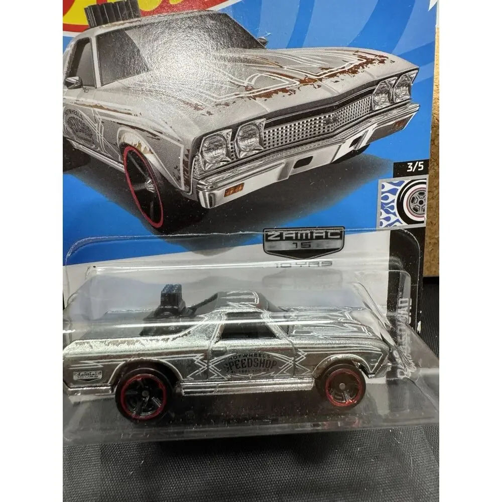 Hot Wheels 2022 ZAMAC 68 El Camino 196/250 Rod Squad Walmart Exclusive HCY38 3/5